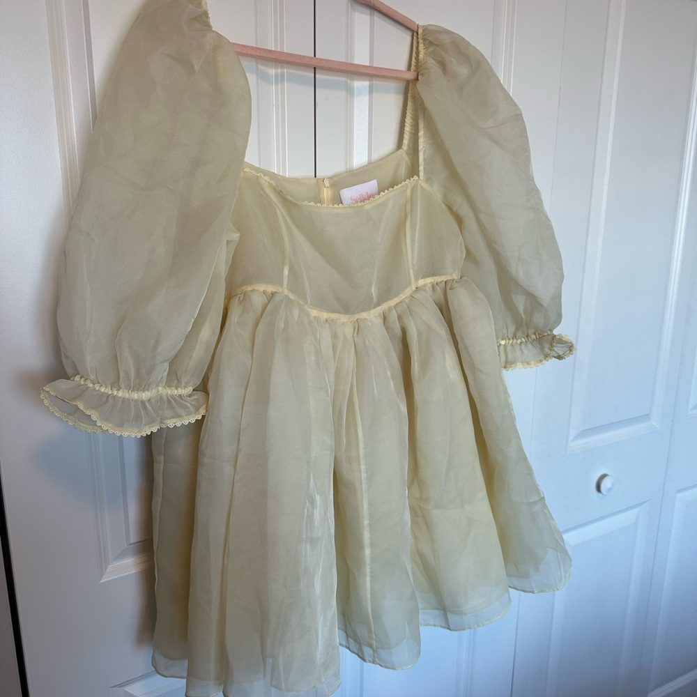 Selkie The Baby Banana Puff Dress size 1X - Picture 3 of 6